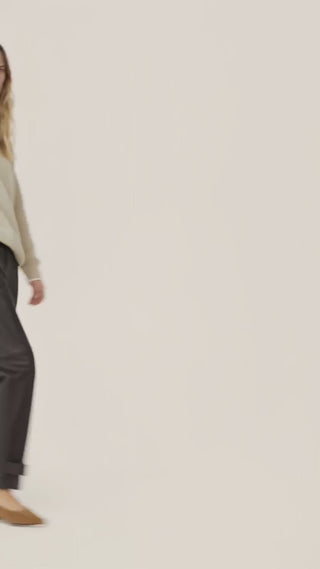Willow - Pantalon en cuir nappa léger