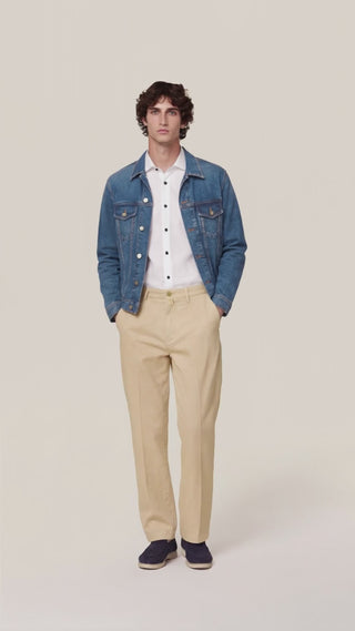 Justin – Pants in Stretch Gabardine