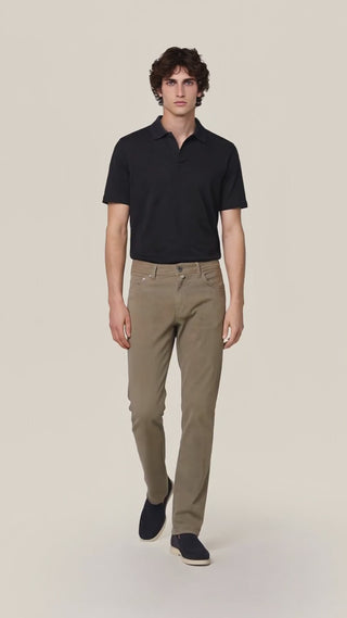 Nick - Pants in Stretch Gabardine
