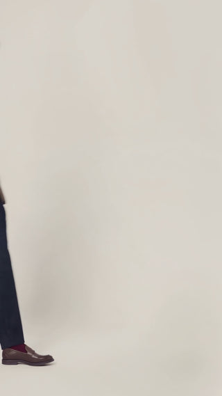 Lucas — Wool Chevron Pants